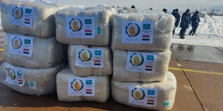 Kazakhstan Delivers 50 Tons of Humanitarian Aid to Syria