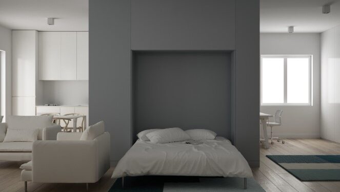 modern murphy bed